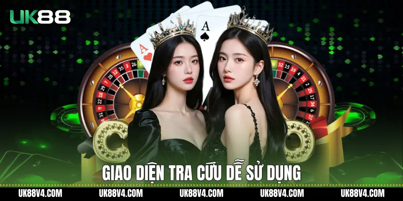 Giao diện tra cứu dễ sử dụng